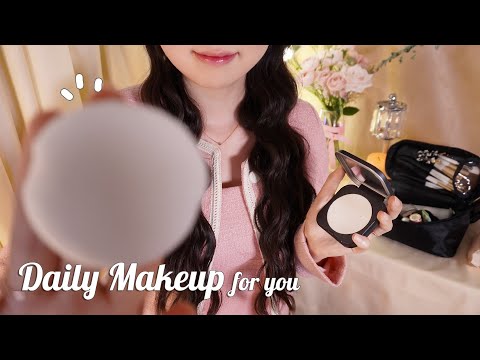 ASMR Doing My Daily Makeup for you💄