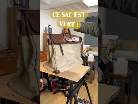 Pourquoi ce sac est-il vert ?