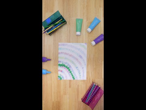 Crayola Swirl Colored Pencils Artwork #paint #crayola #coloredpencils #art #color #create #shorts