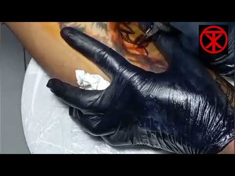 FREEHAND TATTOO TIMELAPSE