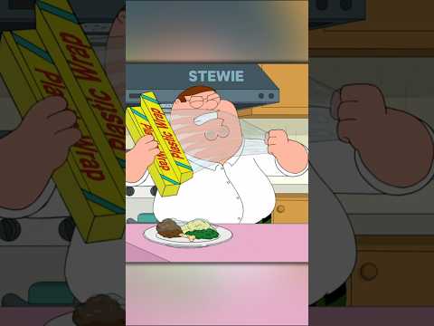 PETER TEM DIFICULDADES COM PLÁSTICO FILME