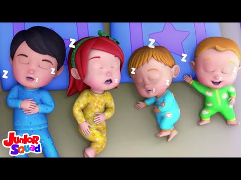 Sepuluh di Tempat Tidur + Lebih banyak video anak-anak oleh Junior Squad