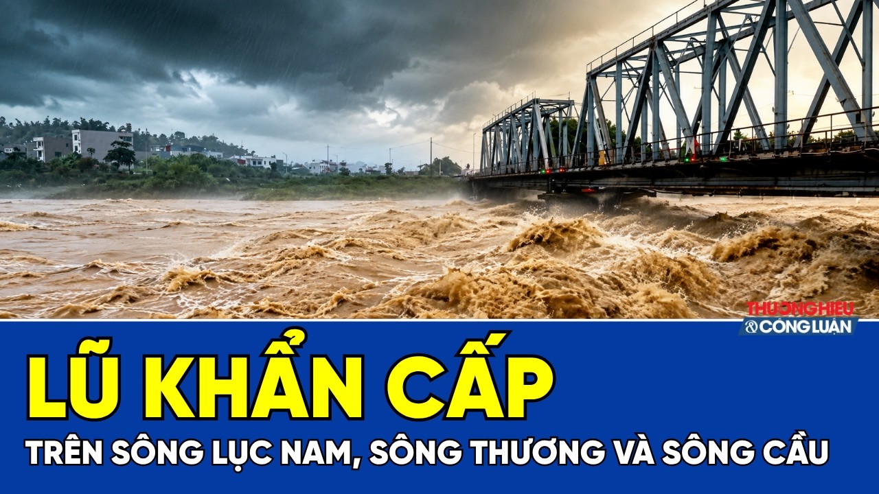 Lũ khẩn cấp trên sông Lục Nam, sông Thương và sông Cầu