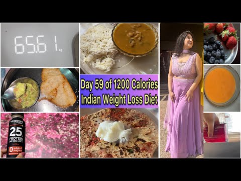 Day 59 of 1200 Calories Indian Weight Loss Diet | What I eat in a day | I lost 1/2 KG more