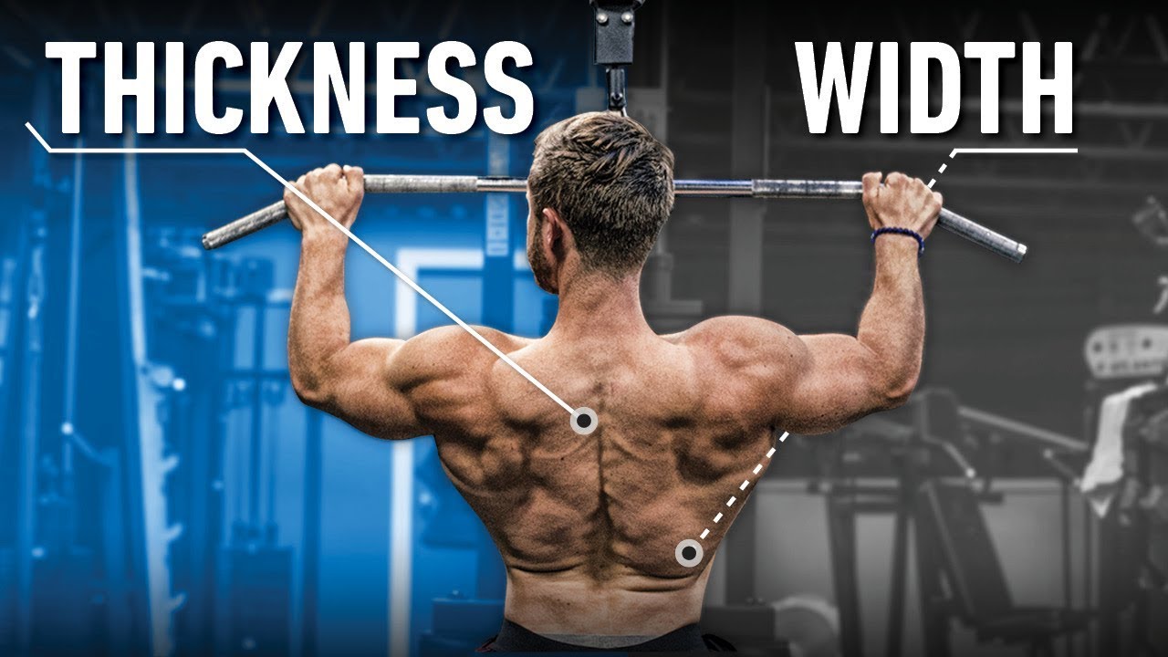 How To Train Back WIDTH vs THICKNESS (Close vs Wide Grip? Rows or Pullups)