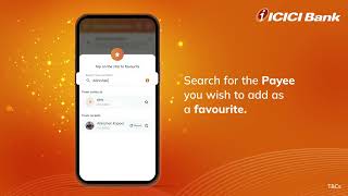 How to Add your Payees as Favourites | iMobile App