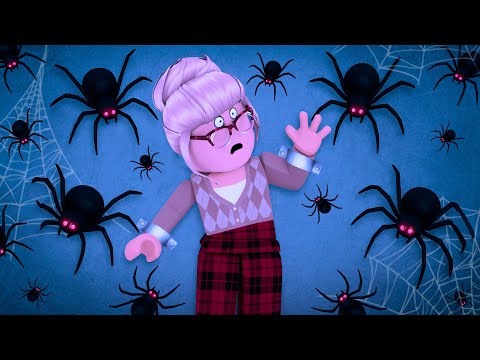 VOVÓ ENFRENTOU O ATAQUE DAS ARANHAS! Enfrente seus Medos - ROBLOX