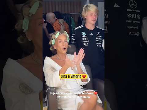 Hoje o Vittorio foi visitar a mamãe. como ele está lindo. Família abençoada. #adrianegalisteu