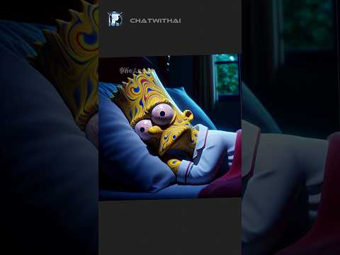 Young Bart Sleeping With Mom Dad ? #ai #chatwithai #openai #simpsons @TheManniiShow