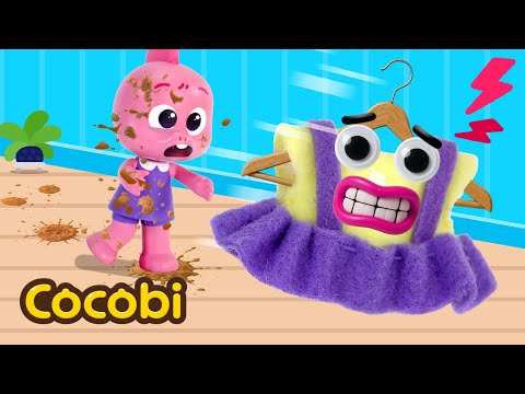 Why are My Clothes Running Away? Take a Bath, Coco! | Songs for Kids | Cocobi