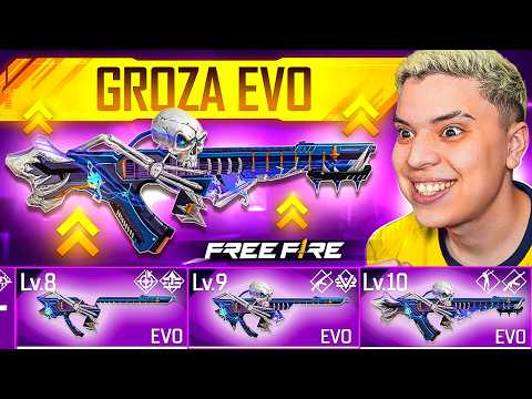 ¡CONSIGO LA NUEVA GROZA LEGENDARIA DE FREE FIRE ! 🔥 EVO 2.0 ?🔥 LA SKIN MÁS PODEROSA !!