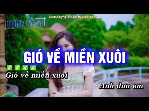 Karaoke Gió Về Miền Xuôi Tone Nam Dễ Hát Nhất – Hoàng Dũng Karaoke