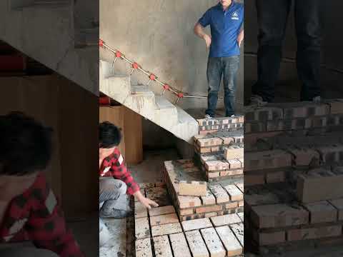 Stairs bricklaying#bricklaying