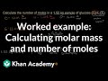 Calculating Molar Mass and Moles in Chemistry