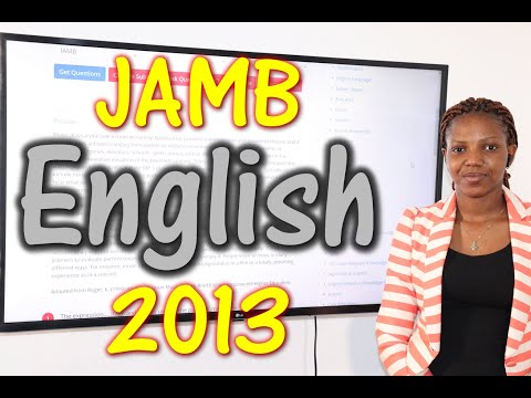 JAMB CBT English 2013 Past Questions 1 - 17