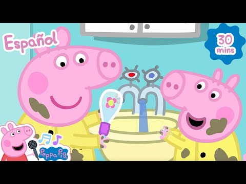 Lávese las manos | Canciones infantiles | Peppa Pig Spanish | Peppa Pig en Español