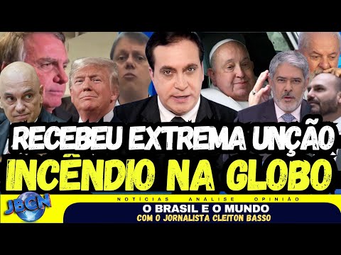 Urgente! GLOBO PEGA FOGO, BOLSONARO DÁ ENTREVISTA, MORAES PGR DENÚNCIA, GOVERNO LULA SE AFUNDA, PAPA