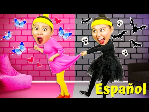 Desafío Rosa vs Negro 💗🖤 | Canciones infantiles para niños y bebés | Babanana Español