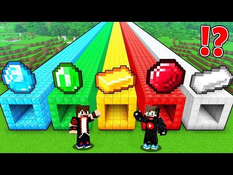 ماين كرافت : اكتشفنا انفاق الموارد العجيبة ولكن الحظ صادم !!؟ 🔥😱