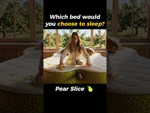Choose Your Fruit Slice Bed! ๐ #asmr #oddlysatisfying #relaxing #bed #aiasmr #sleepsounds