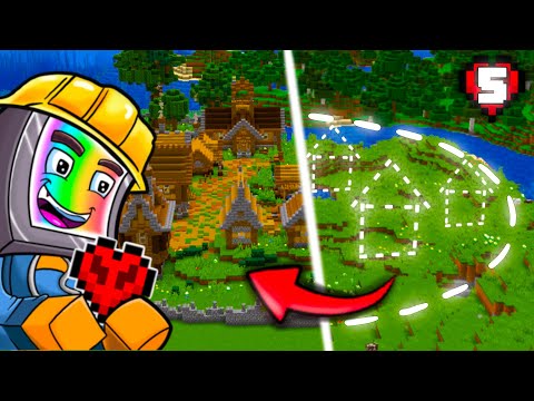 Gw Mentransformasi DESA VILLAGER Menjadi INDAH di Minecraft Hardcore