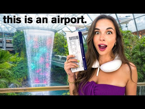 24 Hours In World's Most LUXURIOUS Airport!