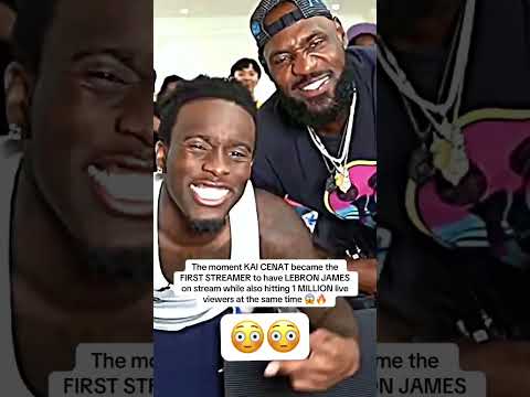 KAI CENAT became the FIRST STREAMER to have LEBRON JAMES on stream while also hitting 1 M