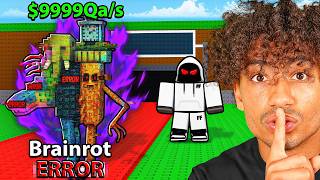 I Stole The ADMIN ONLY Brainrot..