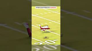 How Other QBs Run vs …💀🙏 #shorts #nfl