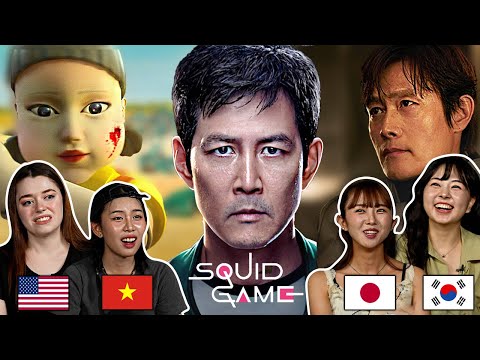 React to Squid Game Dubbing In Each Languages! l Which Is Your Favorite?