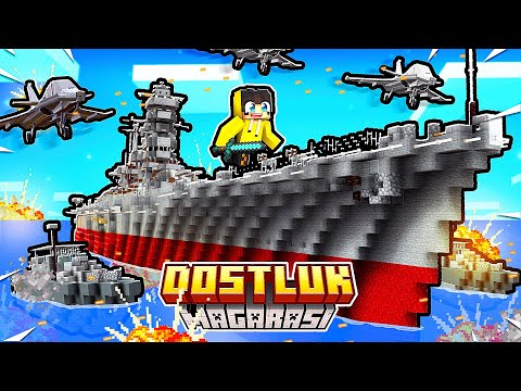 BAŞKANLIK İÇİN GEMİLER İLE SAVAŞTIK! ⚔️ | Minecraft Dostluk Mağarası #10