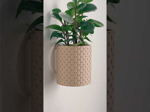 This planter is also a wall sconce