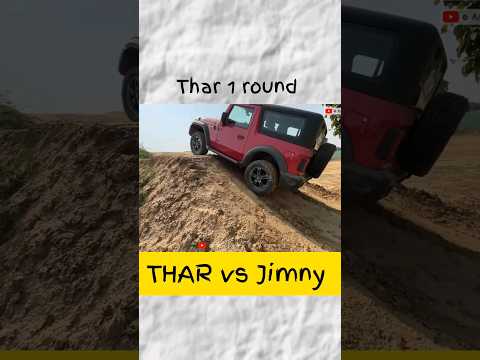 Thar vs jimny off-roading test #viral #shorts #car