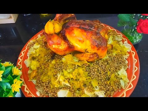 Recette Rfissa au poulet Cuisine Marocaine 🇲🇦 / Chicken Rfissa Recipe