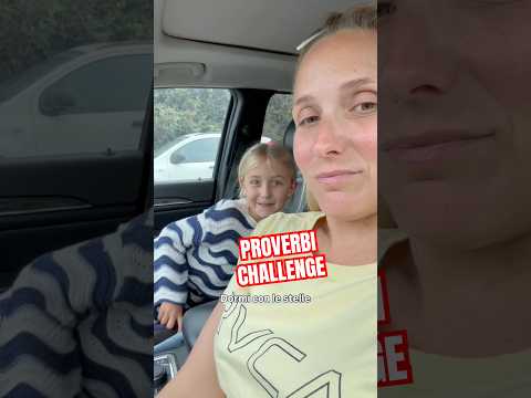 Proverbi Challenge!!! #shorts #challenge #mammaefiglia #videodivertenti #ridere #proverbi #chidorme