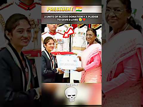 🫡- SUSHRI LAKHNI SAHU | 2 UNITS BLOOD DONATION | A PLEDGE TO SAVE 2 LIVES 🇮🇳#shorts