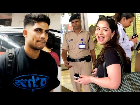 Sara Tendulkar Looks Happy with BF Shubman Gill at Airport – Sweet Moment Caught on Camera