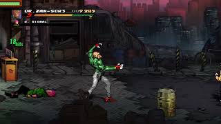Zan (Normal) Streets Of Rage 4 speedrun - Stage 1 (4:02)