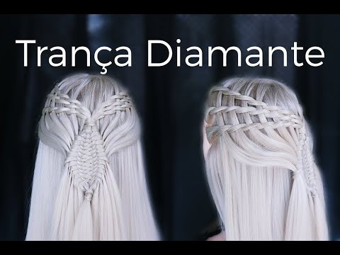 Trança Diamante, trenzas y peinados, frenck braid