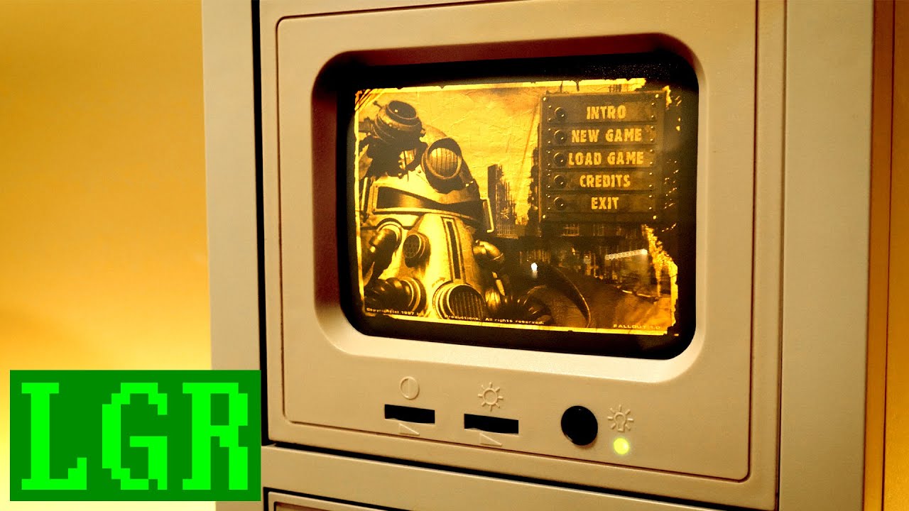 LGR Oddware - 5. 25- Drive Bay CRT Monitor from 1997