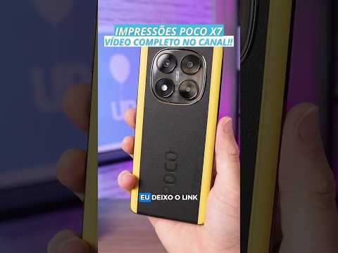 Primeiras impressões do POCO X7 Pro já no Canal!! #Unboxing #Xiaomi #POCO #POCOX7Pro