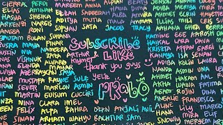 Writing subscriber’s name #subscribe