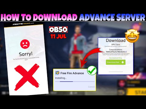 HOW TO DOWNLOAD FREE FIRE ADVANCE SERVER 2025😱🔥 | FREE FIRE ADVANCE SERVER | NEW OB50 UPDATE FF