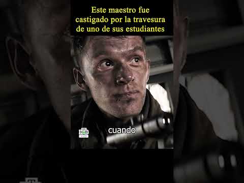 😭Este meastro fue castigo por la travesura de su alumno que... #peliculas #guerra #alemania