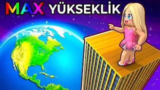 Roblox'ta EN YÜKSEK GÖKDELENİ inşa ettim!