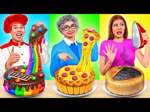 Reto De Cocina Yo vs Abuela | Fantásticos Trucos De Comida de TeenDO Challenge