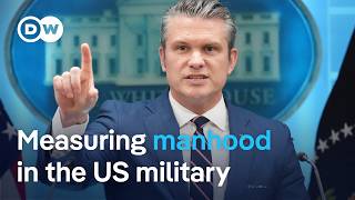 YouTube video thumbnail: US Defense Secretary Calls for Testosterone Testing