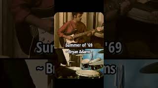 Summer of 69 by ‪@bryanadams drum and guitar cover (collab) #music #shorts #shorstviral