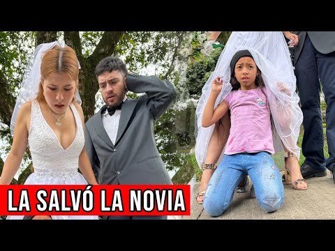 Niña pidió ayuda a esta novia y la salvó de esta manera 😱❤