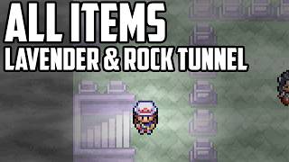 EVERY Item Location in Rock Tunnel - Pokémon FireRed & LeafGreen